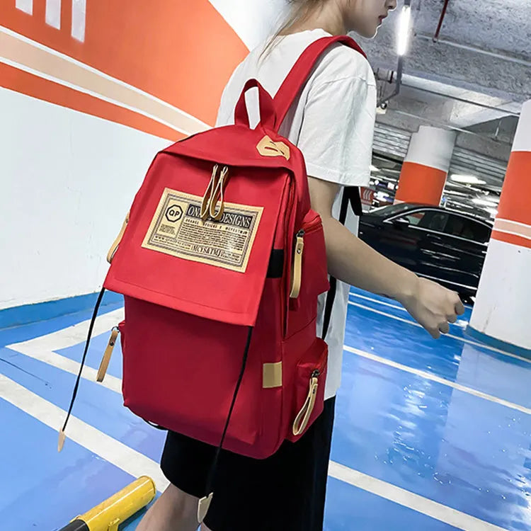 Large capacity multi-pocket waterproof oxford cloth travel backpack 28x43x14.5cm