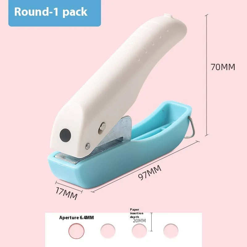 Manual pattern punching machine with four roller attachments for paper embossing craft projects