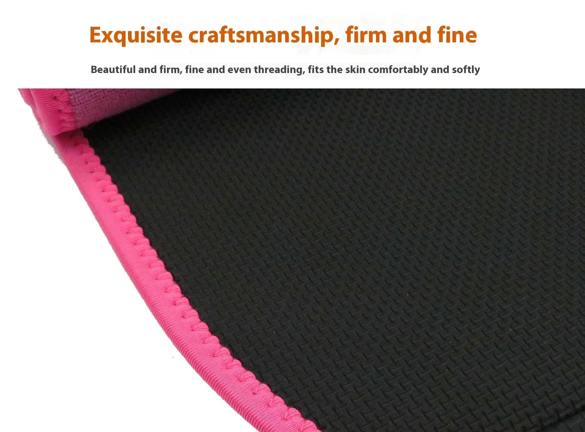 Neoprene lumbar support fitness belt in black, blue, or pink colours for waist protection during workouts