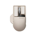 Xiaoqiao Tofu coloured wireless mouse with seven buttons and four way roller on mouse pad