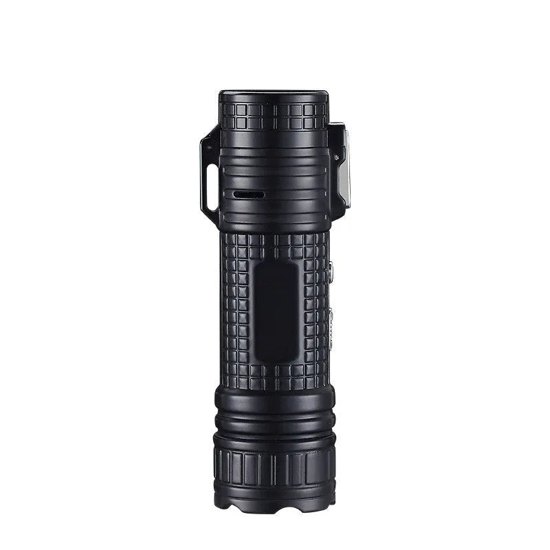 TH727 multifunction waterproof metal flashlight lighter in five colour options
