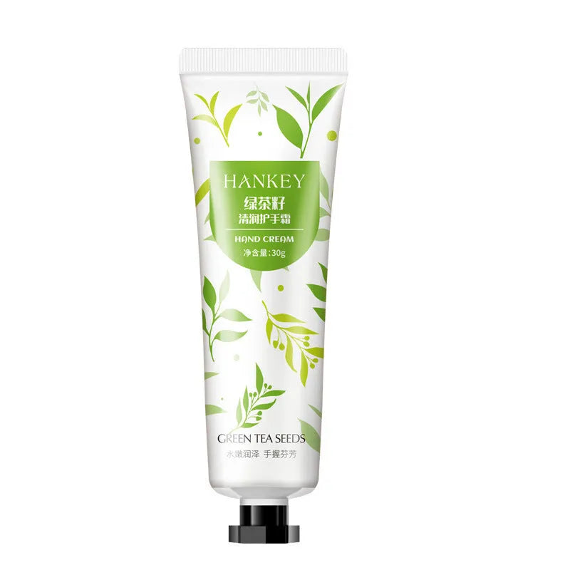 30g Fruit Hand Cream tube in multiple fragrance options including avocado and chamomile