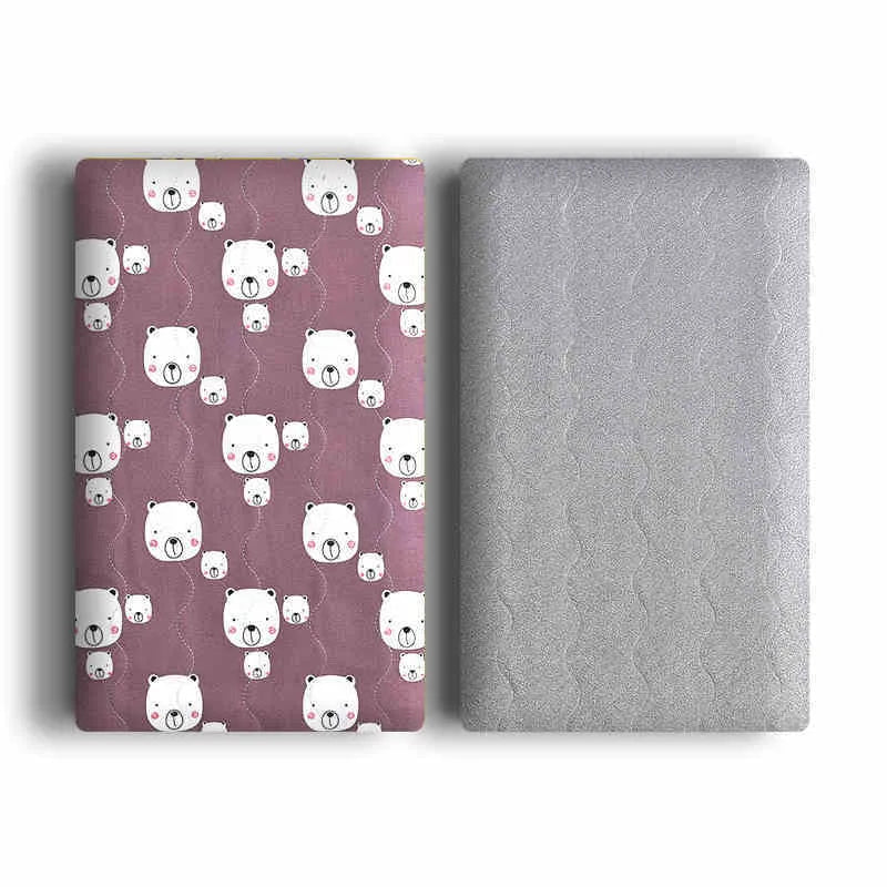 Double-sided cotton velvet pet blanket with dinosaur and cartoon bear prints in various sizes.