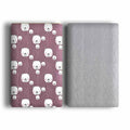 Double-sided cotton velvet pet blanket with dinosaur and cartoon bear prints in various sizes.