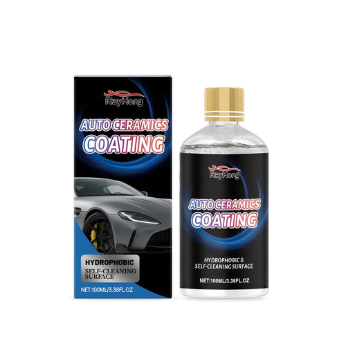 100ml bottle of car ceramic coating liquid with PTFE formula for automotive paint protection