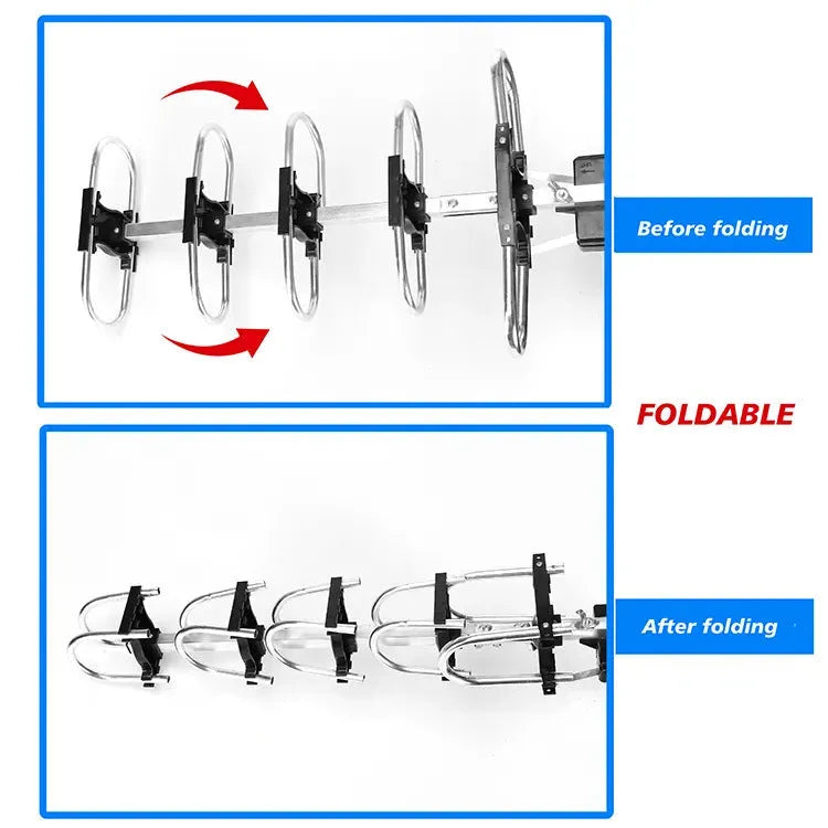 GR-1002 outdoor rotatable digital television antenna with high gain reception