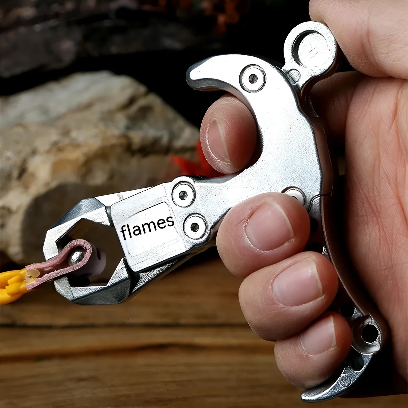 Zinc alloy archery release aid with two-axis harpoon clip for bow training