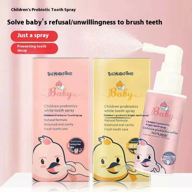 40ml children's probiotics oral spray bottle for teeth cleaning and cavity prevention