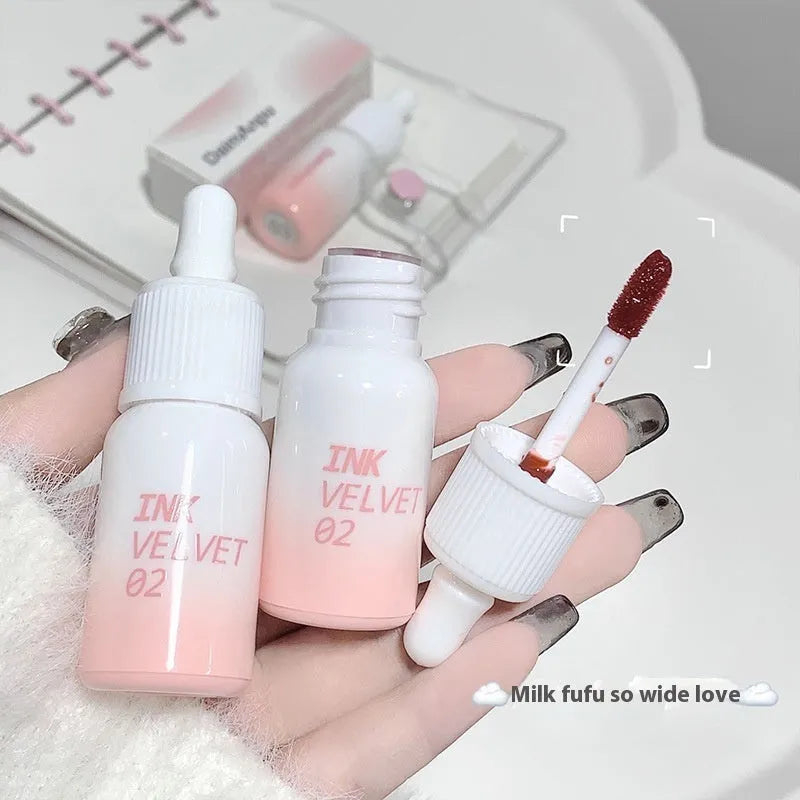 Milk Huhoo series mirror lip lacquer in 3.5g packaging with four shade options