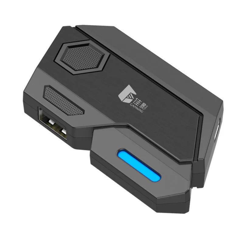 ABS plastic keyboard mouse converter for mobile gaming with USB interface