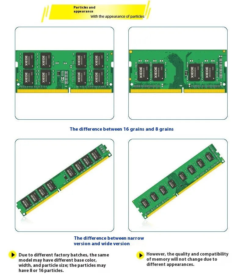 Desktop DDR3 4GB 1600MHz memory module with 240-pin connectors