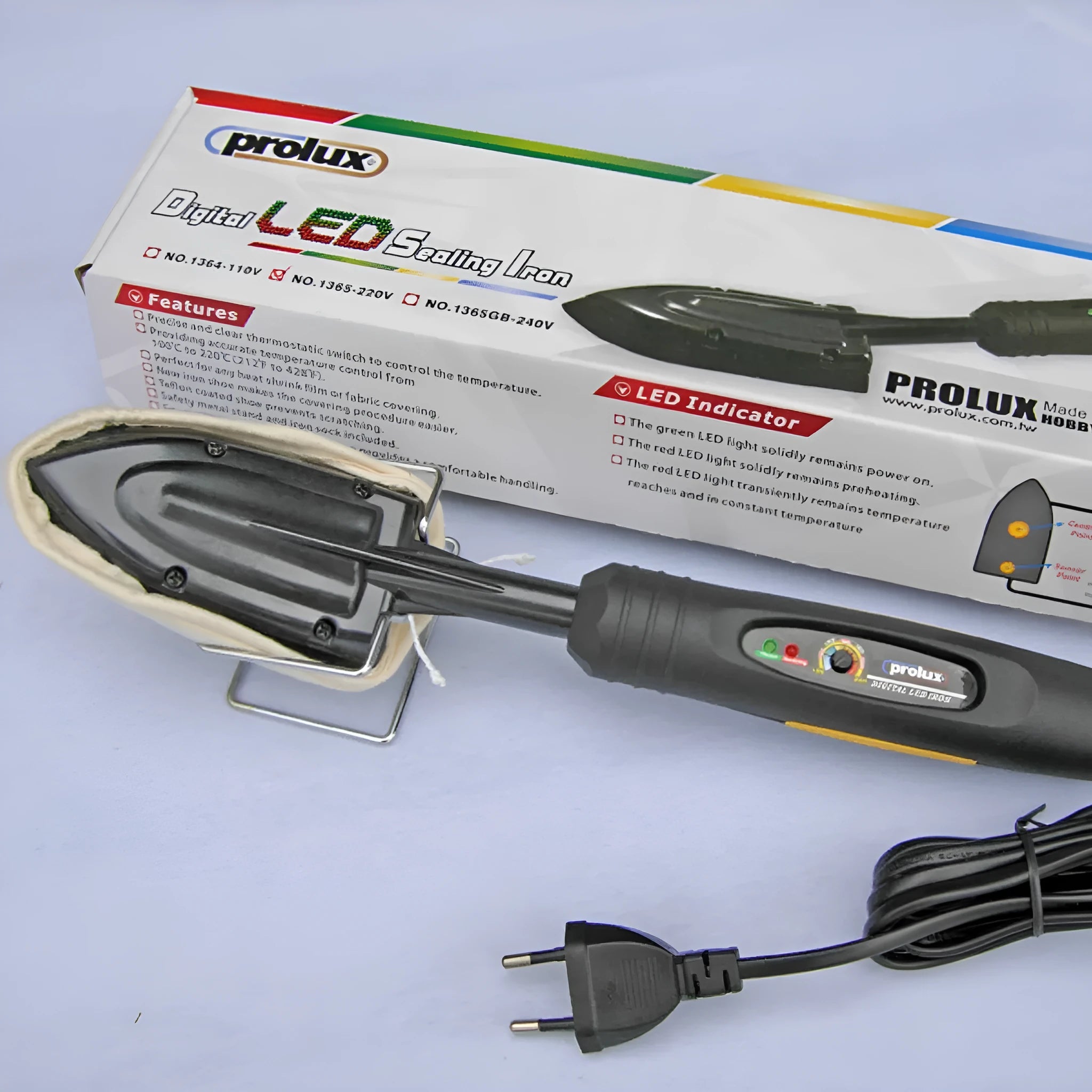 Professional electronic temperature control hot iron for skin models with adjustable heat settings
