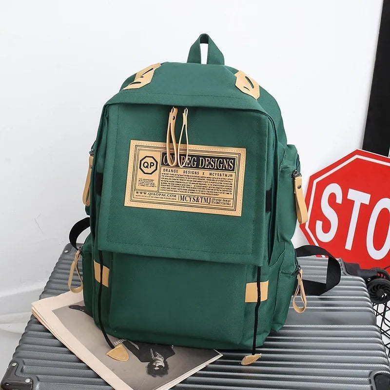 Large capacity multi-pocket waterproof oxford cloth travel backpack 28x43x14.5cm