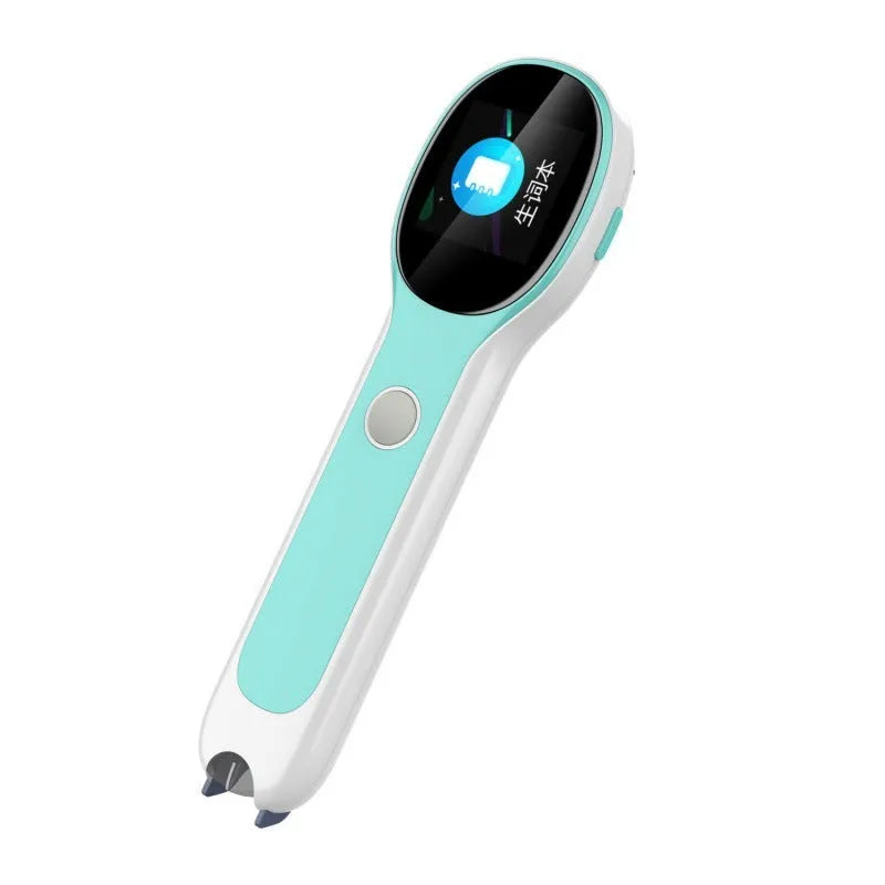 White universal reading pen English learning device with USB cable