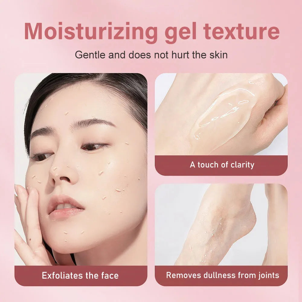 132g tube of moisturising facial exfoliating gel scrub suitable for all skin types