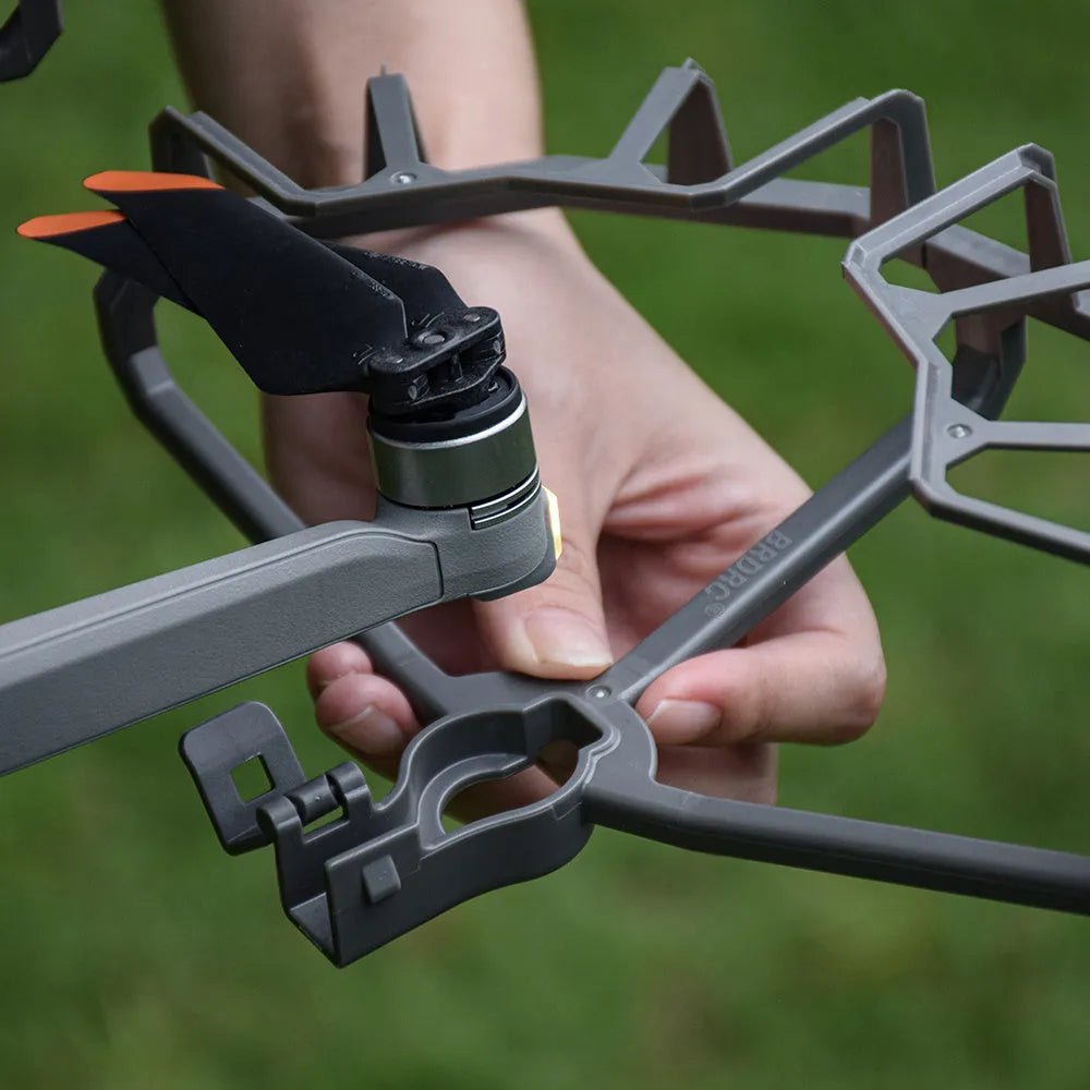Grey ABS plastic propeller blade protection ring for DJI Mavic Air 2 and Air 2S drones.