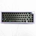 DIY hot-swappable RGB backlit mechanical keyboard kit in multiple colours with USB cable