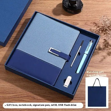 A5 soft leather notebook with PU cover and wood-free paper in choice of five colours