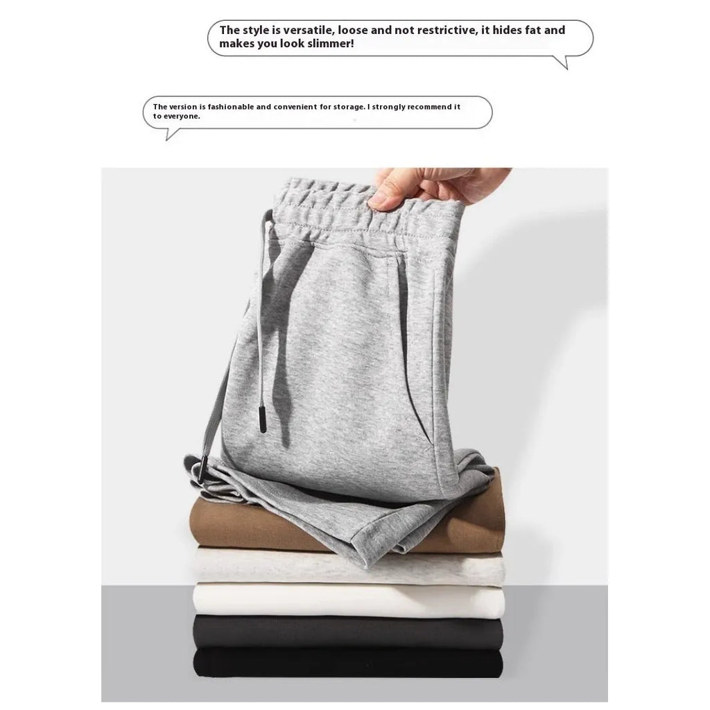 Cotton straight-leg summer shorts in light grey colour showing micro-elastic fabric texture