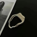 Women's zinc alloy barrettes in gold and silver arc square triangle shapes