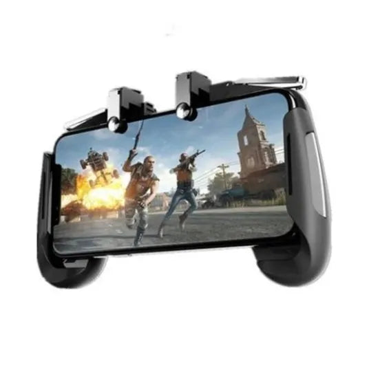 Multifunctional mobile game handle for smartphones in black, blue, and white colour options