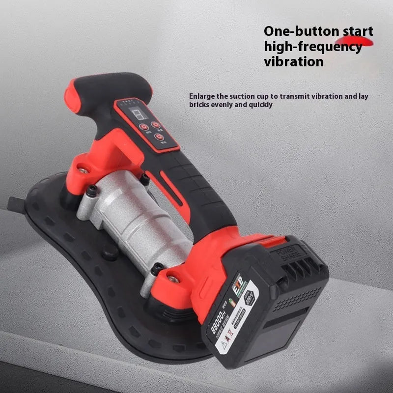 21V battery-powered tile laying machine with automatic pasting for tiles up to 200CM