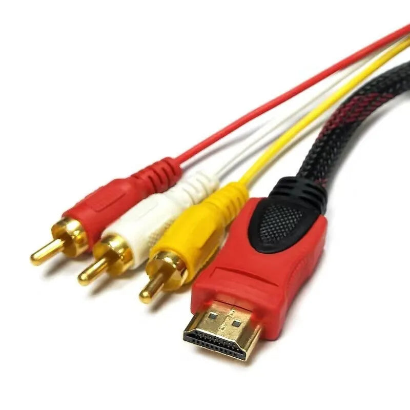 HDMI to AV15 M 1.5 metre conversion cable with alloy connectors