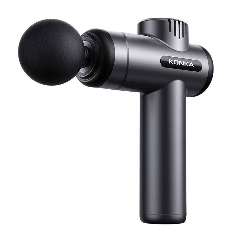Konka V19 professional electric mini massage gun with multiple massage head attachments