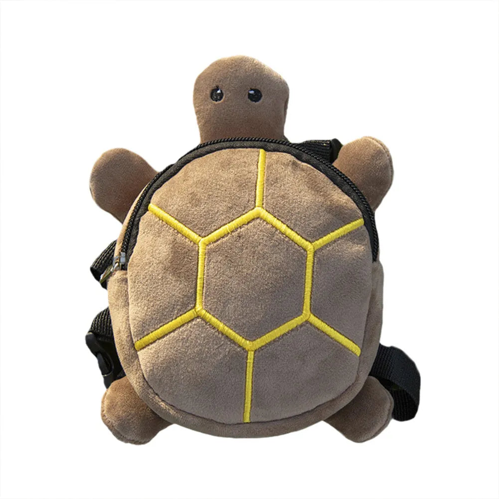 Cartoon turtle shape dog backpack with harness vest in four colour options