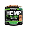 Calm Down And Chew dietary supplement bottle containing 120 chewable capsules for adult calmness support