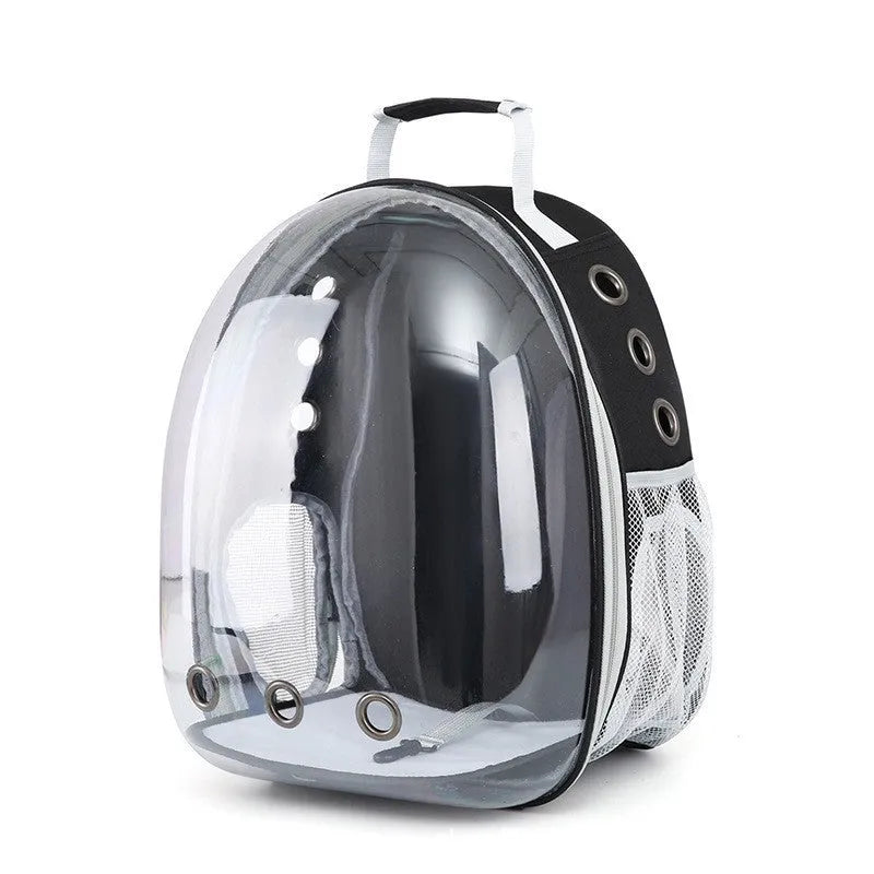 PC pet carrier bag with side opening in various solid colours including grey, pink, green, and blue