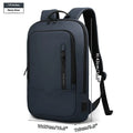Lightweight polyester commuter backpack with USB port in olive green colour