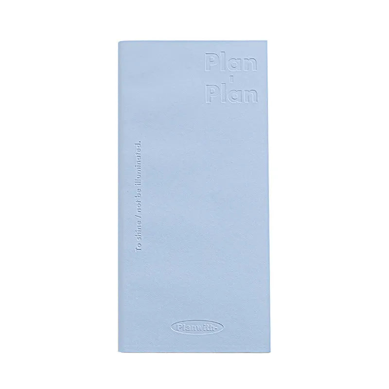 A5 embossed simple visual daily meter book showing cover colour options.