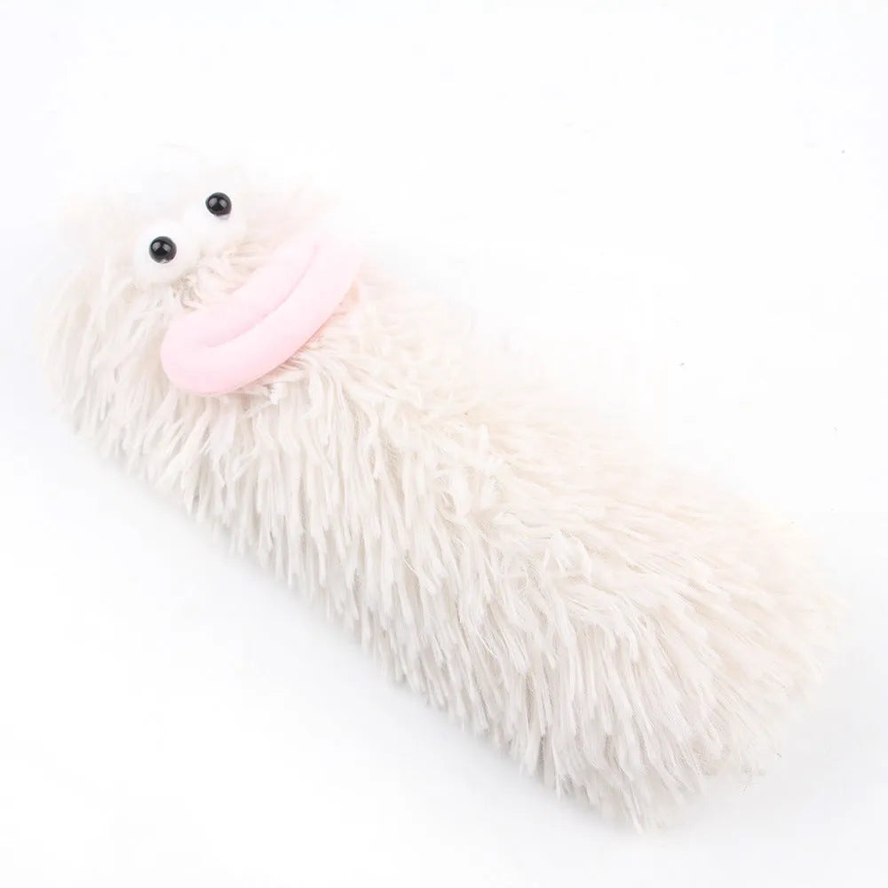 Soft plush interactive cat toy with crinkle sound and catnip filling for indoor play