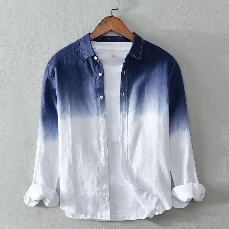 Casual loose top coat for teenagers in slim fit with dark blue, light blue and yellow colour options