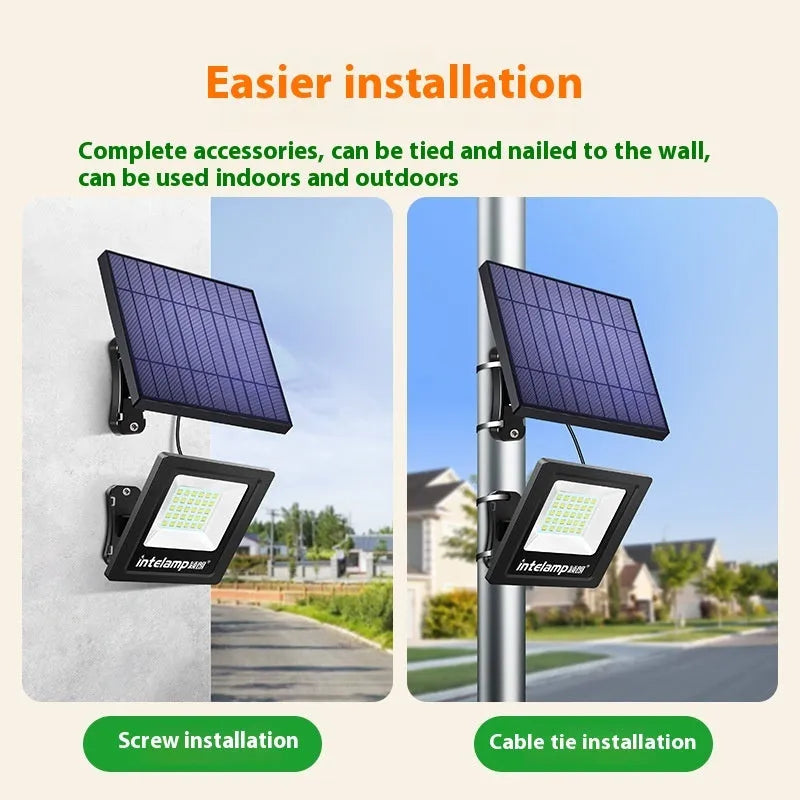 Outdoor solar-powered garden light with waterproof IP65 rating for courtyard and patio illumination