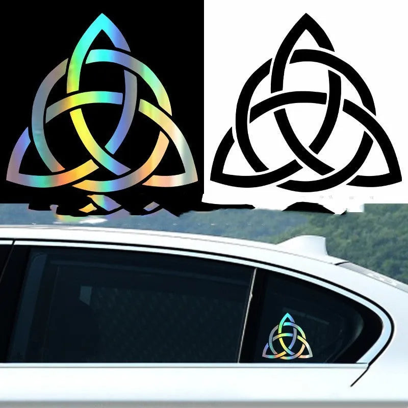 Waterproof automobile decal sticker for car body decoration in black white or laser colours