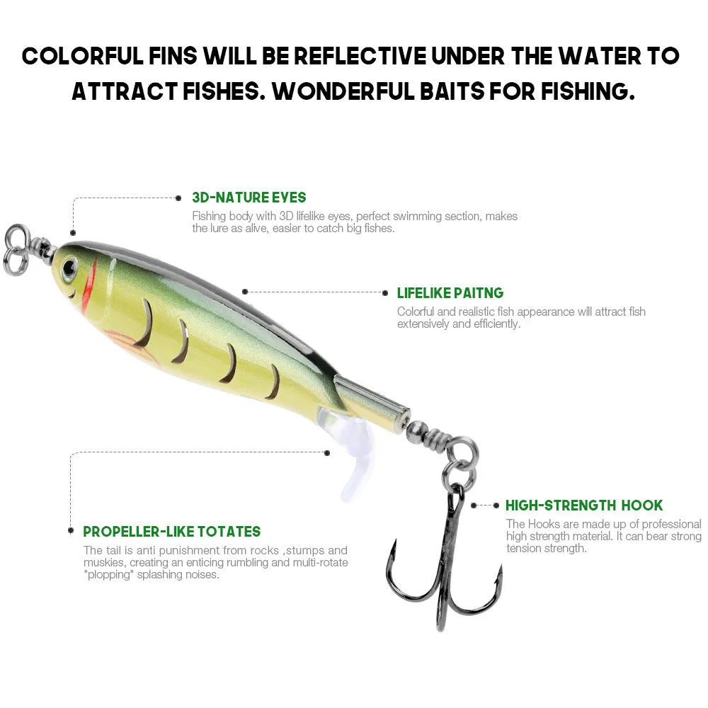 7.5cm artificial fishing bait bionic lure for road fishing in multiple colour variants