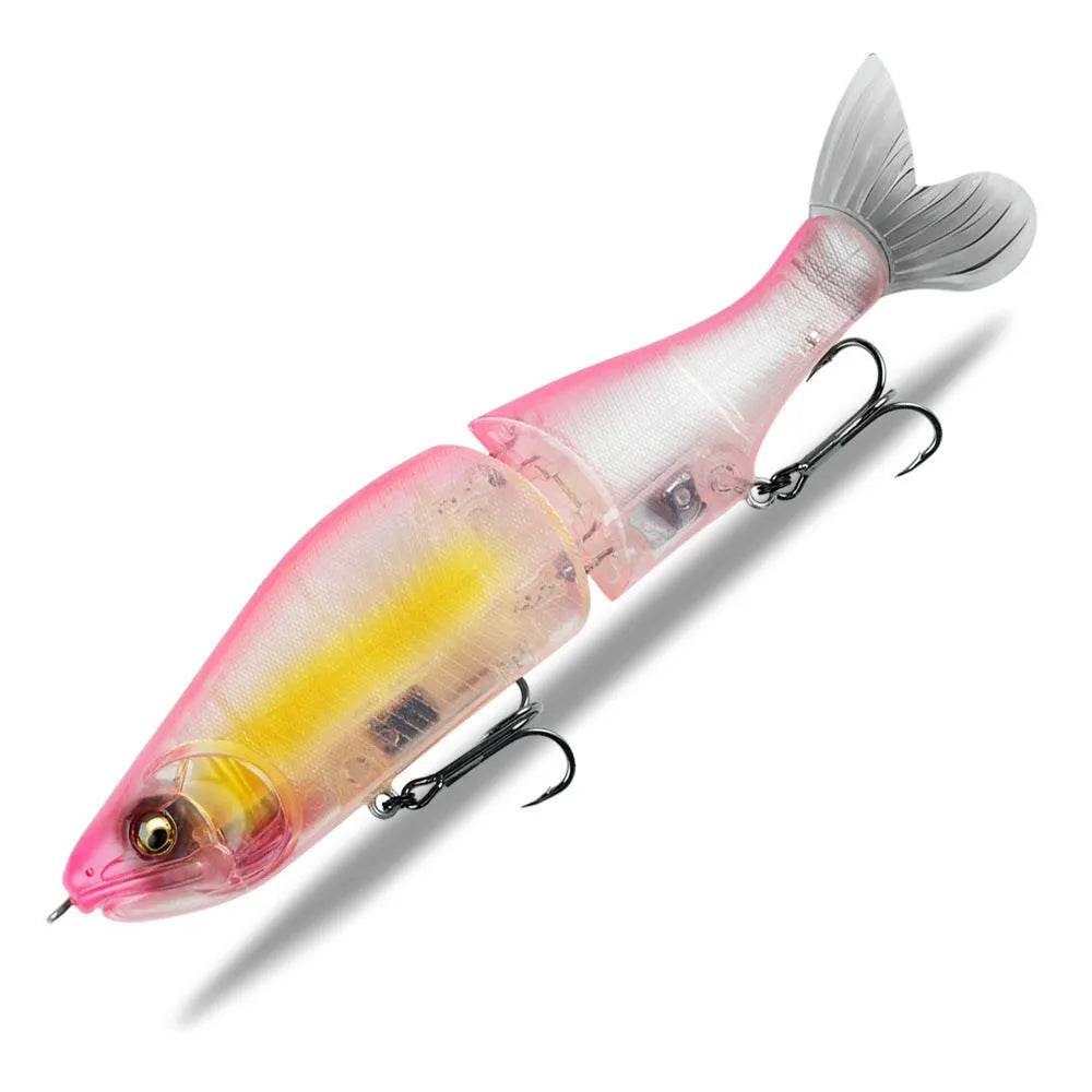185mm hard plastic fishing swim bait lure for bass fishing in one of fifteen colour options