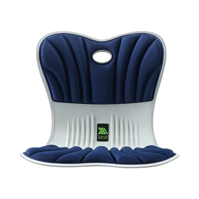 Ergonomic waist support cushion in polyester with PP filler measuring 410x350x320cm