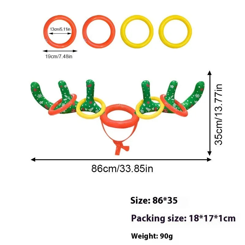 PVC inflatable octopus ferrule throwing toy in multiple colours for coordination games