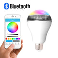 Smart LED Bluetooth speaker bulb with E27 fitting and RGB+W lighting options