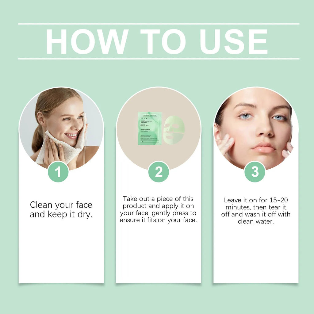 Retinol hydrating sheet face mask with hyaluronic acid and Centella asiatica extract.