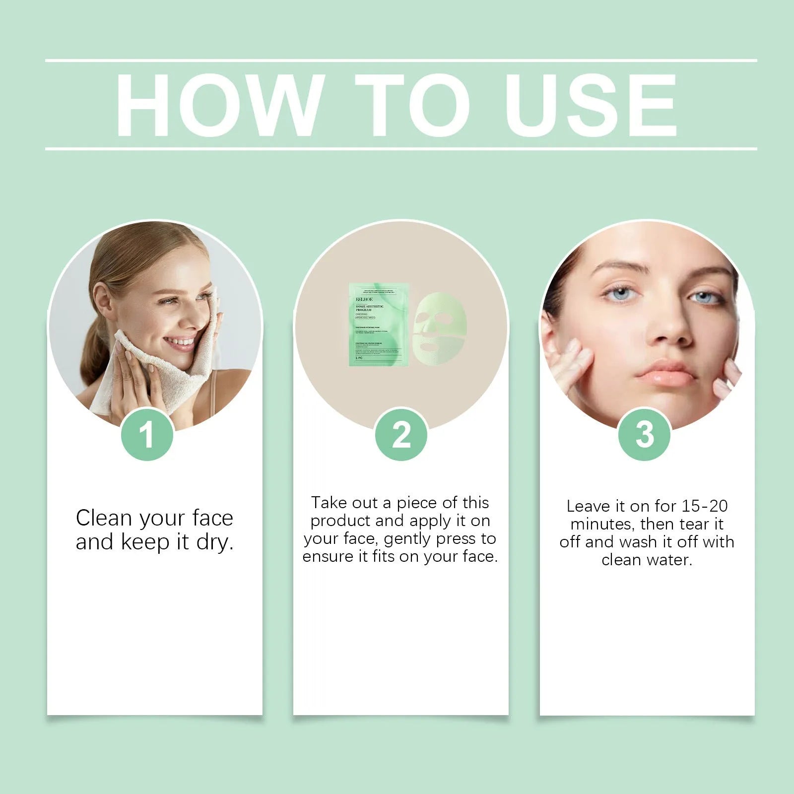 Retinol hydrating sheet face mask with hyaluronic acid and Centella asiatica extract.