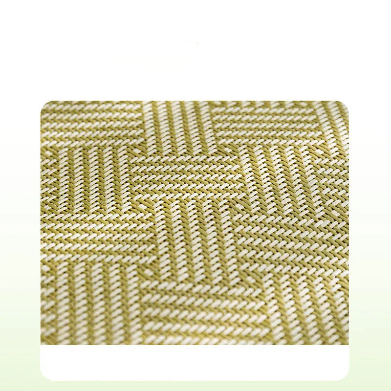Green pet cooling mat nest bed with fruit backrest for dogs and cats