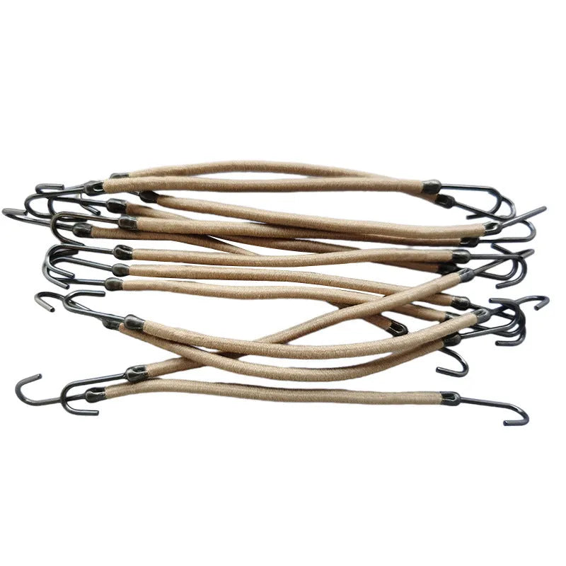 Wig double hook hair styling tool in solid black, dark brown, or light brown colour