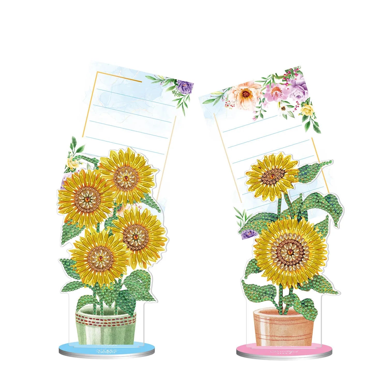Handmade diamond painting note clip decorative piece for restaurant display