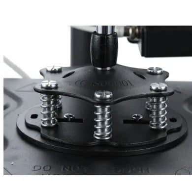 Black 1250W heat transfer machine with large platen for t-shirt and fabric printing.