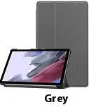 LenovoTab P12 plastic protective case in a decorative pattern, folded to show the integrated magnetic stand.