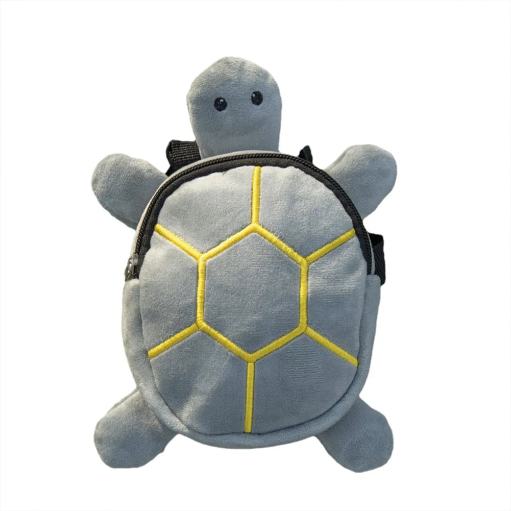 Cartoon turtle shape dog backpack with harness vest in four colour options